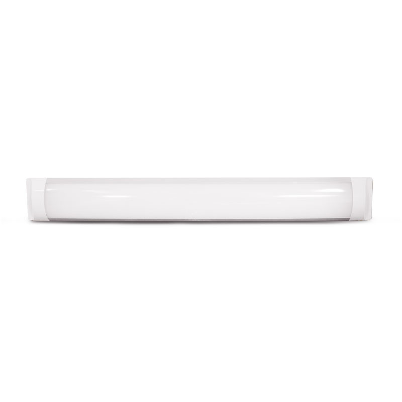 Miidex - Réglette Slim Home 2 LED 18W - 4000°K - 600mm - Non dimmable - Avec ampoule - Blanc - Réf : 100333